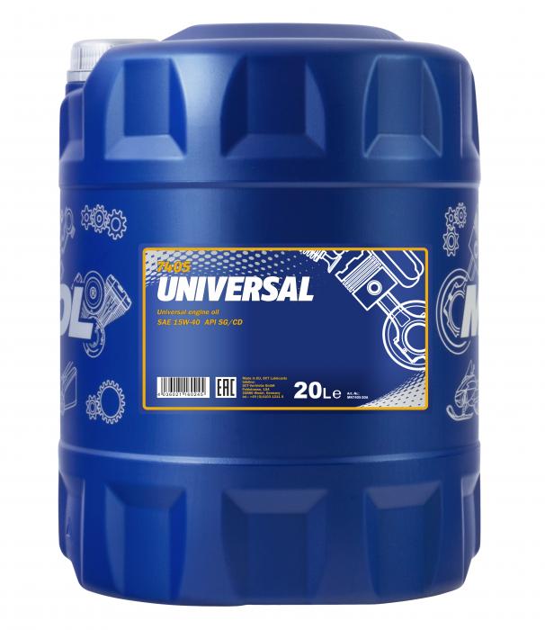 20 Liter Mannol 15W-40 Universal - € 59,95 20 Liter Mannol 15W-40 Universal - € 59,95