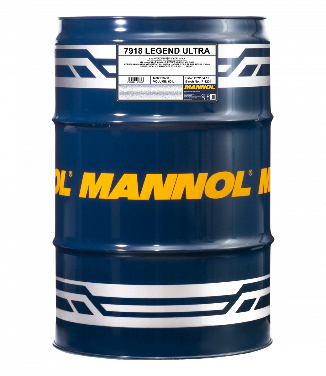 60 Liter Mannol 0W-20 Legend Ultra - € 199,95 60 Liter Mannol 0W-20 Legend Ultra - € 199,95