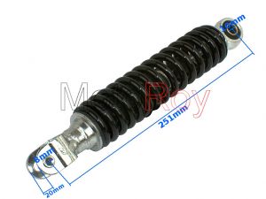 Schokdemper Achteras Baotian BT49QT-12 Rebel 50cc