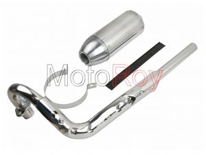 Uitlaat (Compleet) ZILVER  110/125cc Dirtbike € 39,95