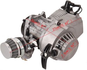 Compleet motorblok voor 49cc miniracer €79,95