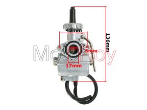 110/125cc carburateur 16mm met lange hendel € 19,95