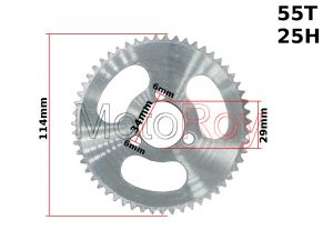 Tandwiel 55 Tanden  achter step - € 19,95