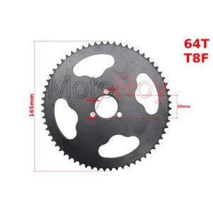 Tandwiel 64 Tands  T8F achter Minibike/Quad - €19,95- €19,95