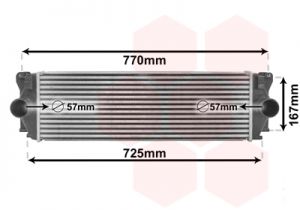 Intercooler, Inlaatluchtkoeler Sprinter 906 OE 9065010101