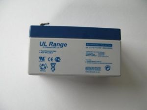 12 volt accu 1,3AH Onderhoudsvrije accu