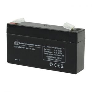 6 volt 1,2 AH Accu