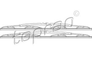 Ruitenwisserbladenkit OEM 357998003A
