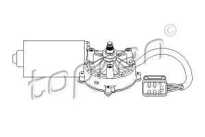 Ruitenwissermotor TOPRAN OE 2028205342