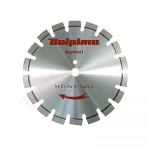 Diamantschijf Beton/Asfalt 300X25,4/20MM 15X3,0MM