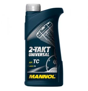1 liter Mannol 2 Takt Olie  Voor Kettingzaag