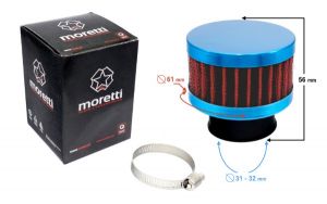 Luchtfilter Blauw 31-32 mm -  € 7,95
