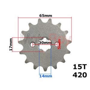 Voortandwiel 15 Tands 420 - € 7,95