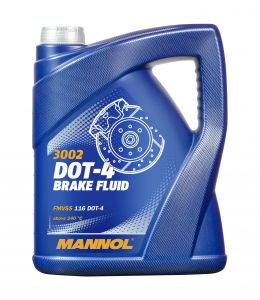 5 Liter Remvloeistof Dot 4 van Mannol