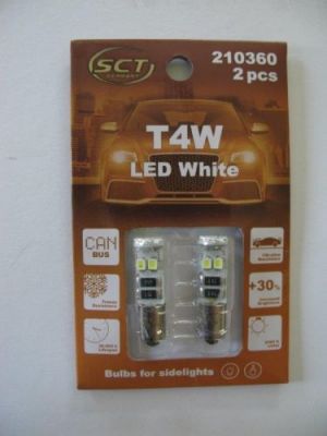 T4W Canbus Led 12V 8x3528 BA9S ( 210360 ) - 2 stuks - 4,49