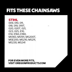Ketting 3/8" .050 1,3mm  50 Schakels Oregon
