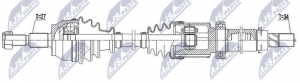 Aandrijfas OE BV613B436BB