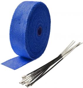 Hittebeschermingsband, Uitlaat 5 cm 5 Meter Blauw  € 17,99
