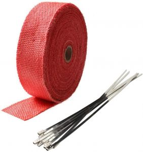 Hittebeschermingsband, Uitlaat 5cm 5 Meter Rood   - € 17,99