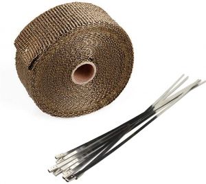 Hittebeschermingsband, Uitlaat 5cm 5 Meter Titanium -  € 17,99