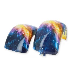 Spatbord Voor en Achter Blauw Galaxie Type 2