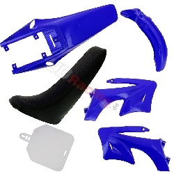 Kappenset Blauw AGB27 Met Zadel