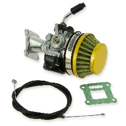 15mm Opvoer Carburateur Kit Minibike Goud