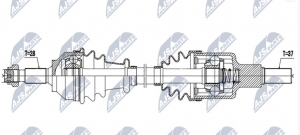 Aandrijfas OEM 1440106080