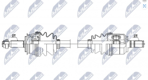 Aandrijfas OEM 49500-F2300