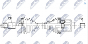 Aandrijfas OEM 670035142