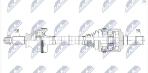Aandrijfas OEM 670104208