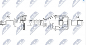Aandrijfas OEM 670032036