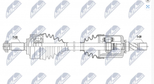 Aandrijfas OEM 4473301900