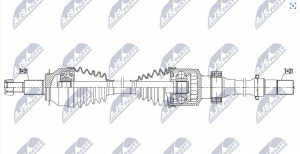 Aandrijfas OEM GDB12550XA