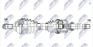 Aandrijfas OEM 3273KR