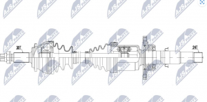 Aandrijfas OEM 43410-42280