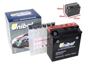 Accu Unibat CB5LB-BS 12V5AH - € 22,95