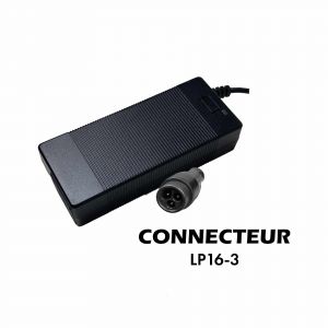 Acculader 48V 54.6V / 2A (LP16-3 connector)