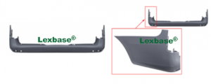 ACHTERBUMPER GRIJS LANG CHASSIS VITO OEM  44788518259B51
