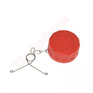 Benzinedop 42mm Rood