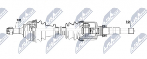 Aandrijfas OEM 3273LT