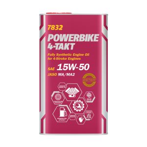 4 Liter Mannol 4-Takt Powerbike 15W-50 - € 14,99