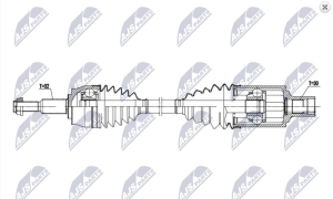 Aandrijfas OEM 52123658AA