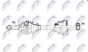 Aandrijfas OEM 7553588