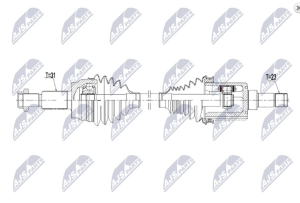 Aandrijfas OEM C2D42129