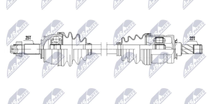 Aandrijfas OEM 13150502
