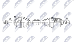 Aandrijfas OEM 39101-8H315