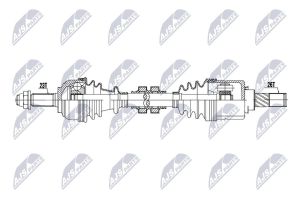 Aandrijfas OEM 39101-AY600