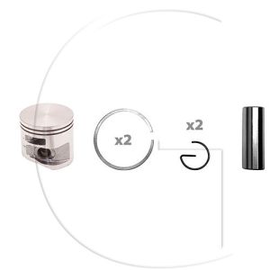 Zuigerset passend op MS650 - 52mm Merk Golf - € 24,95