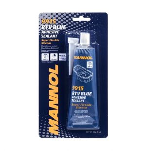 RTV Blue Adhesive Sealant (Super Flexible Silicone) 85 gr.